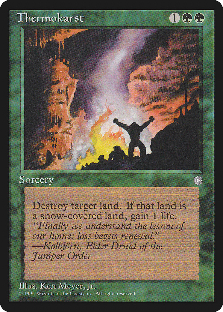 Thermokarst (ICE)