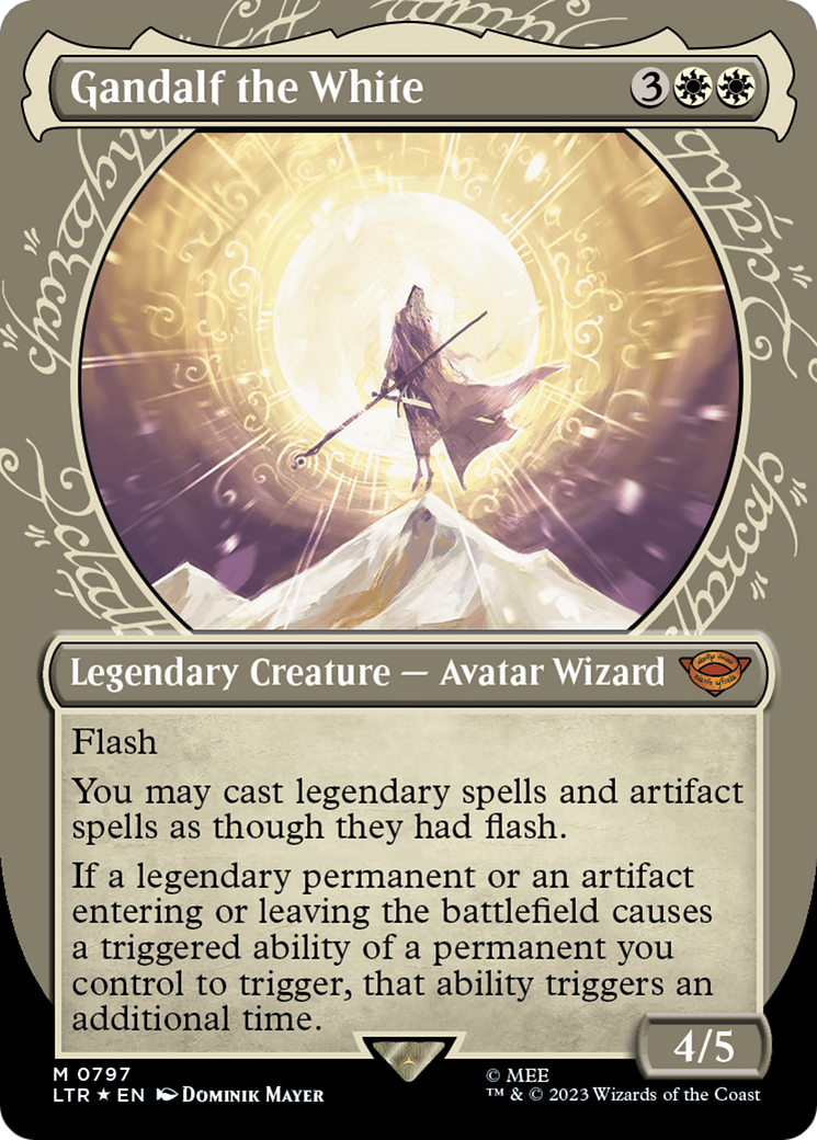 Gandalf the White (Showcase) (Surge Foil) (797) (LTR)