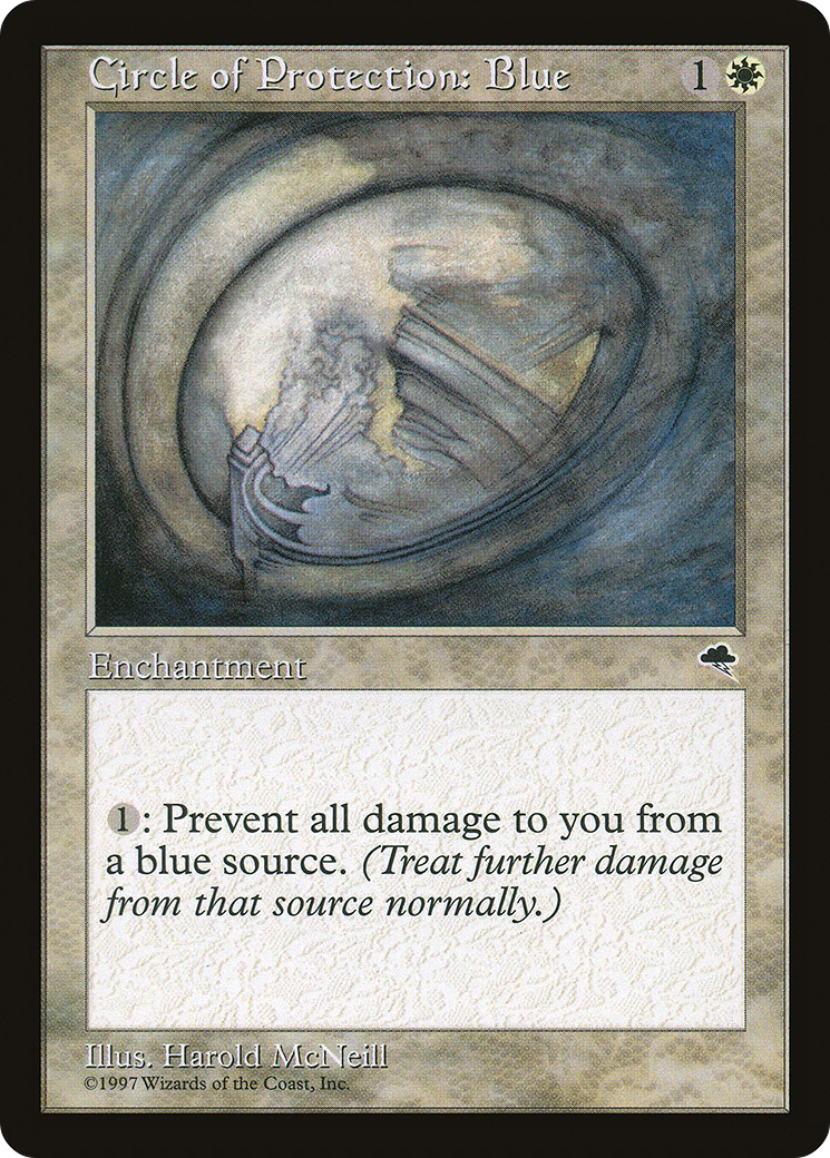 Circle of Protection: Blue (9) (TMP)