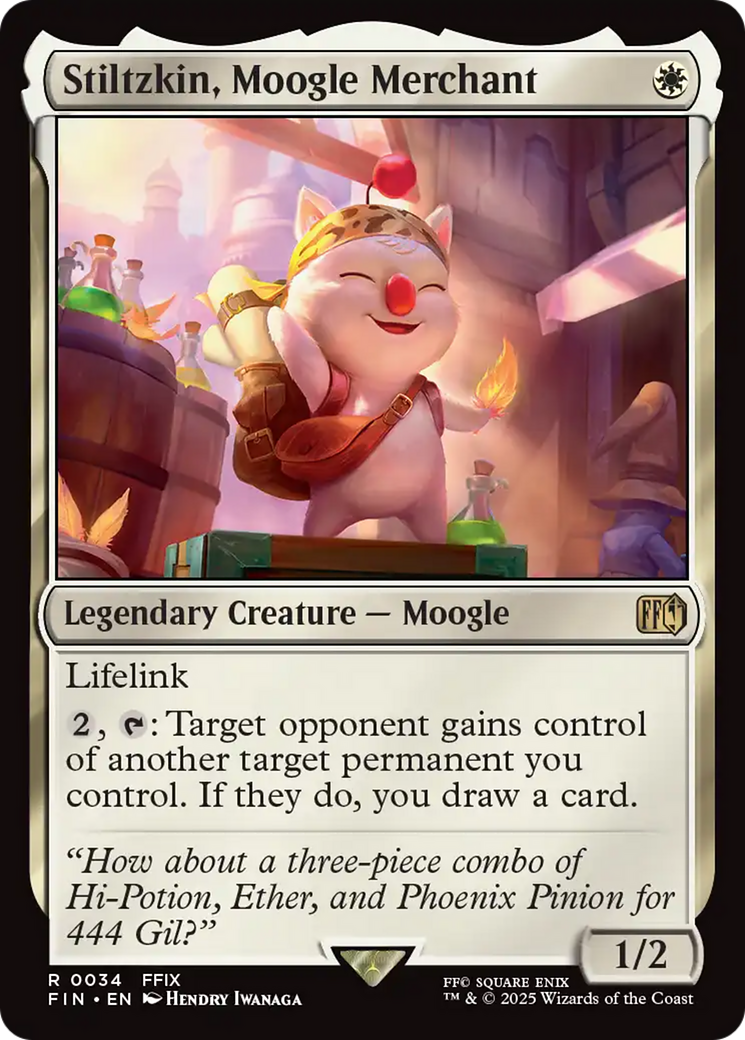 Stiltzkin, Moogle Merchant (34) (FIN)