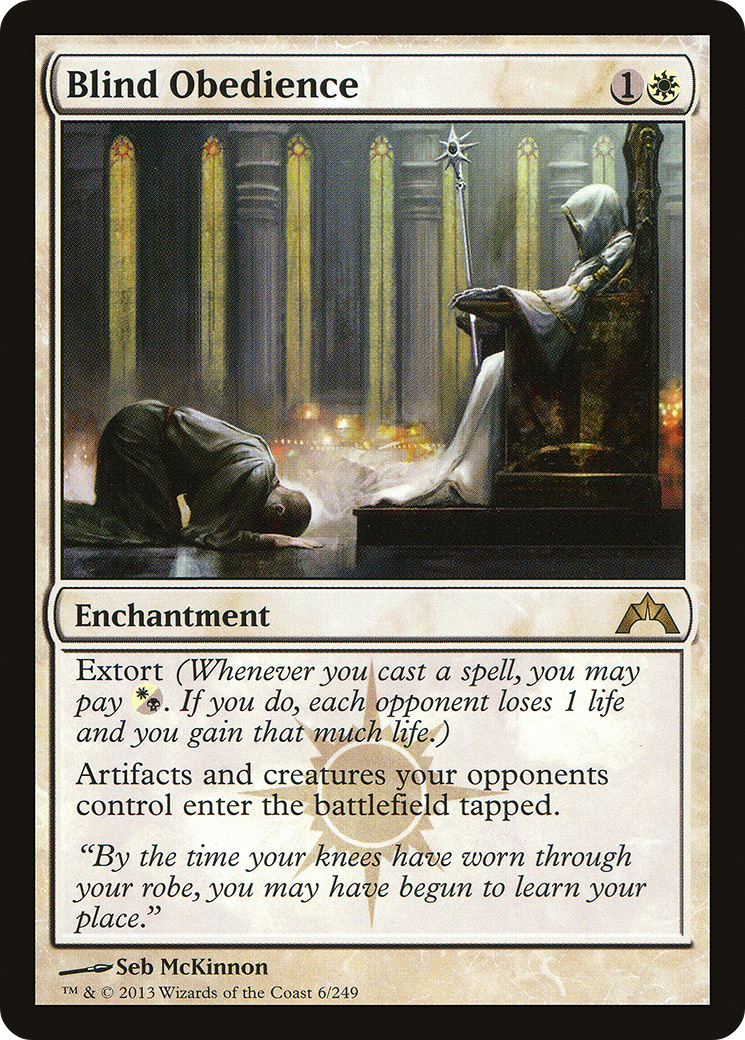 Blind Obedience (6) (GTC)