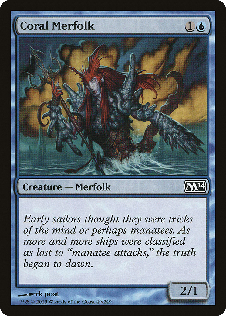 Coral Merfolk (49) (M14)