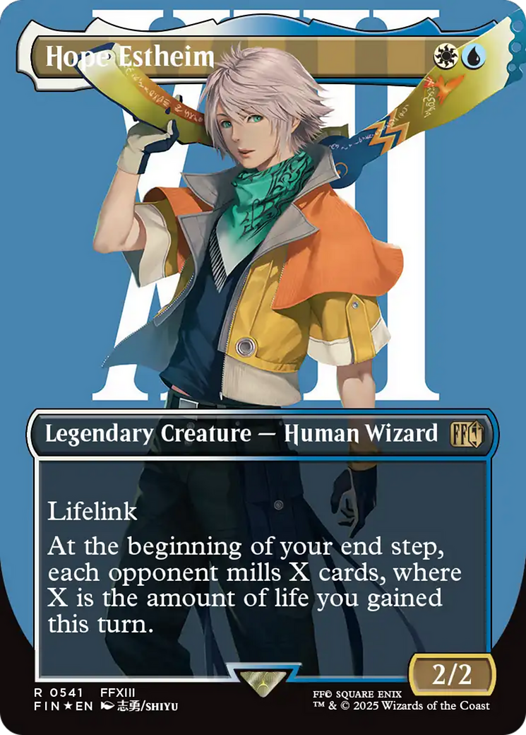Hope Estheim (Borderless) (Surge Foil) (541) (FIN)