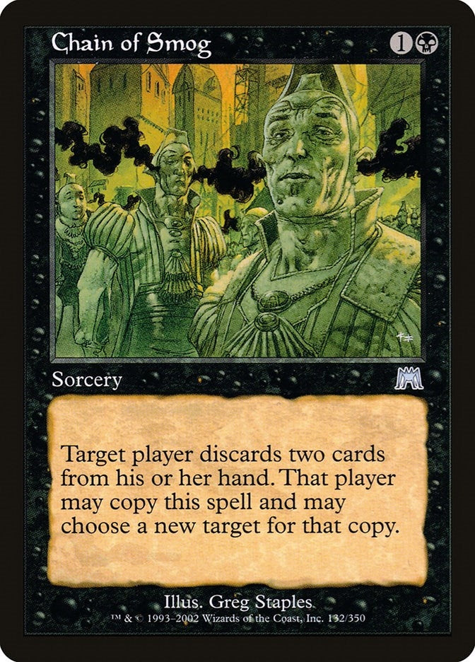 Image for Chain of Smog (132) (Onslaught) (ONS) - Magic: The Gathering