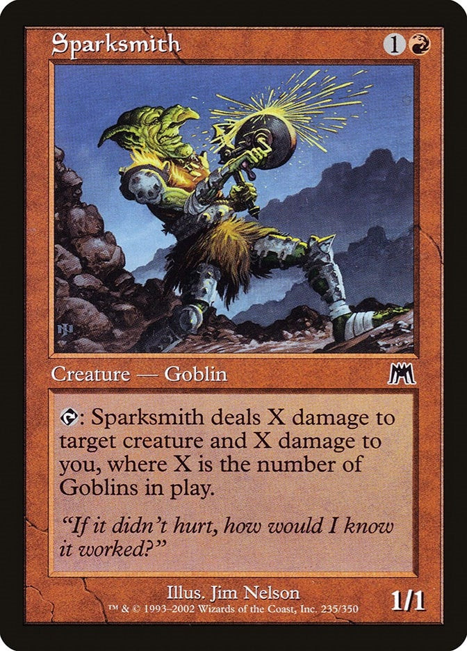 Image for Sparksmith (235) (Onslaught) (ONS) - Magic: The Gathering