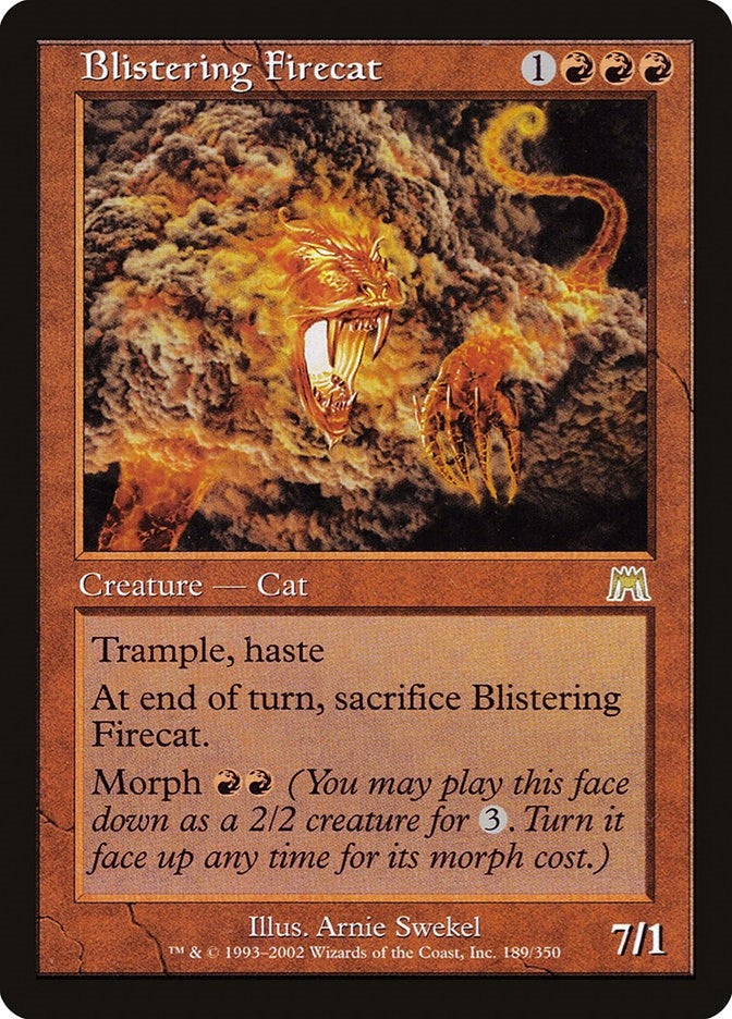 Image for Blistering Firecat (189) (Onslaught) (ONS) - Magic: The Gathering