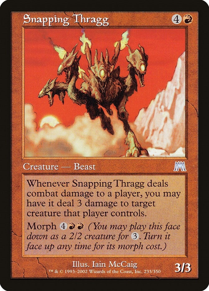 Image for Snapping Thragg (233) (Onslaught) (ONS) - Magic: The Gathering