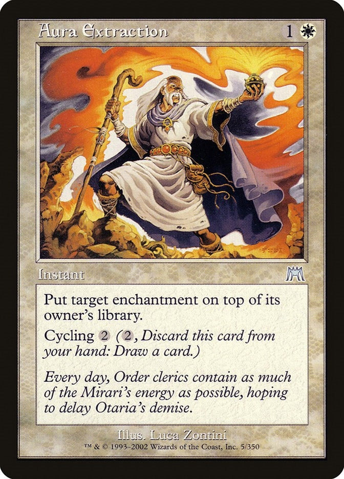 Image for Aura Extraction (5) (Onslaught) (ONS) - Magic: The Gathering