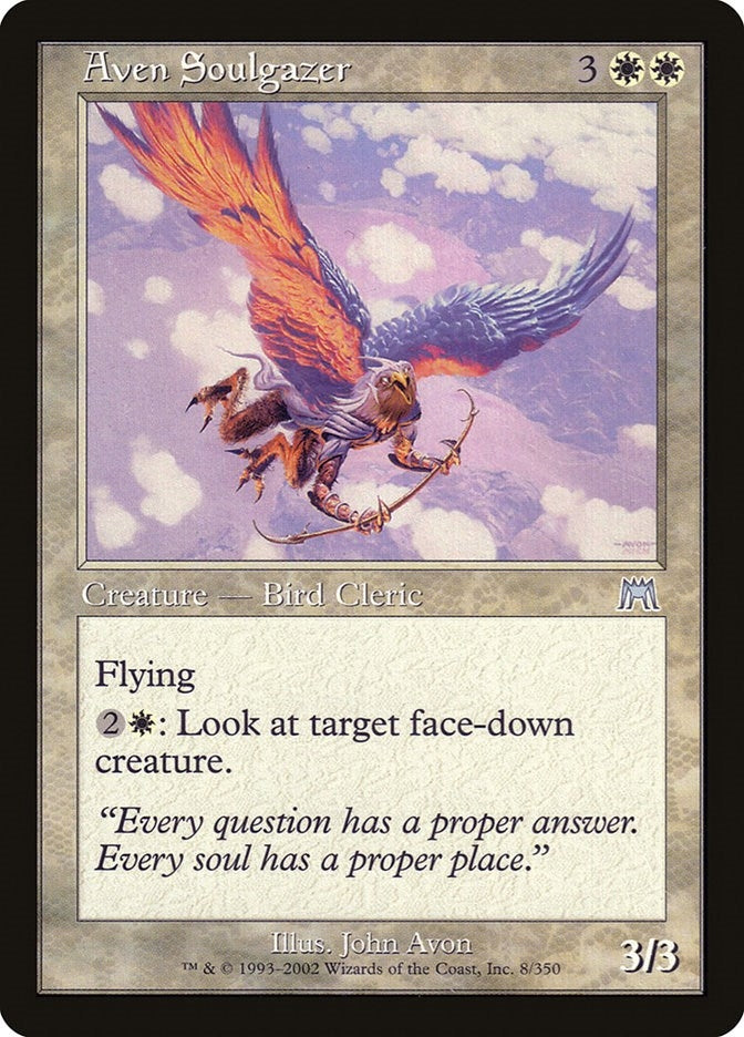 Image for Aven Soulgazer (8) (Onslaught) (ONS) - Magic: The Gathering