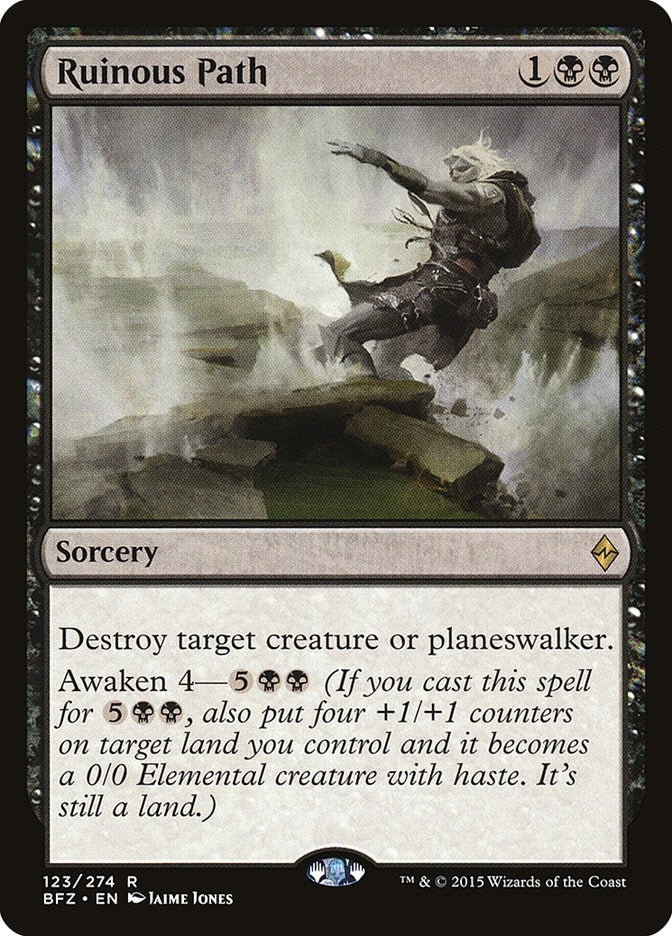 Image for Ruinous Path (123) (Battle for Zendikar) - Magic: The Gathering