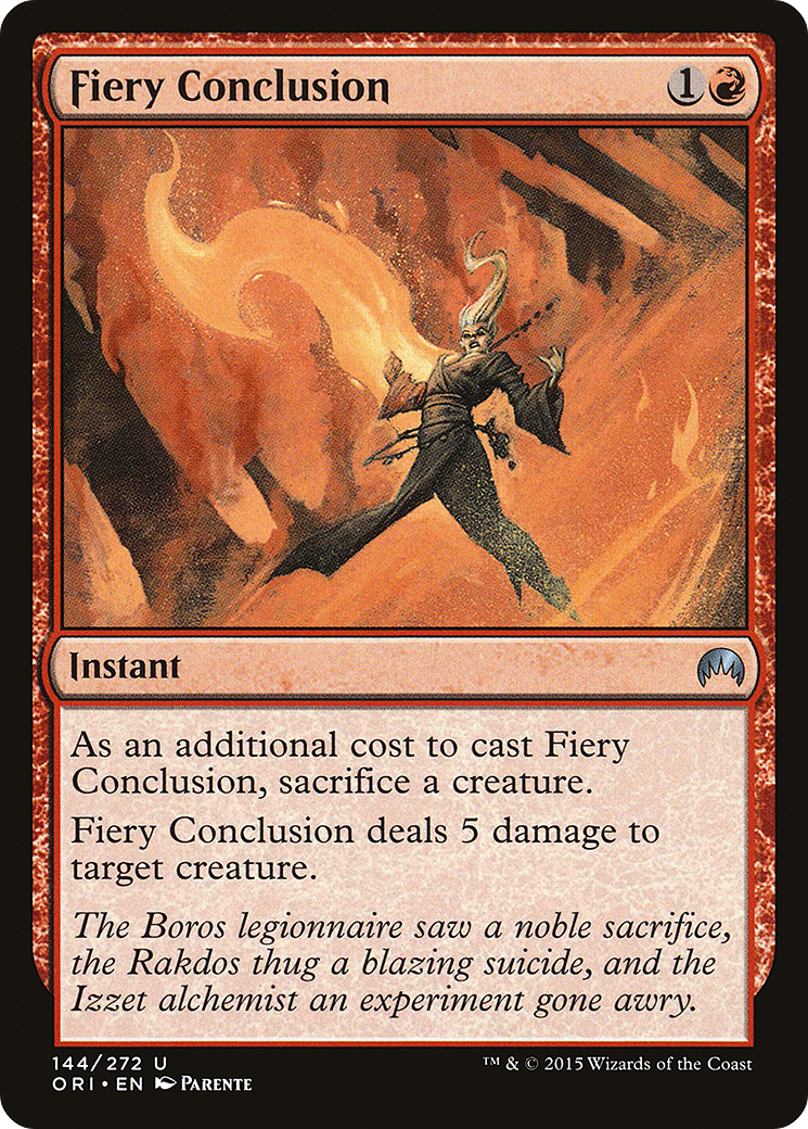 Fiery Conclusion (144) (ORI)
