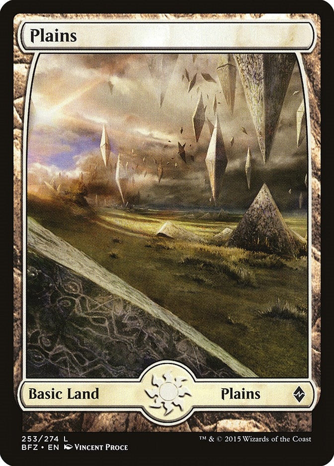 Image for Plains (253) - Full Art (253) (Battle for Zendikar) - Magic: The Gathering