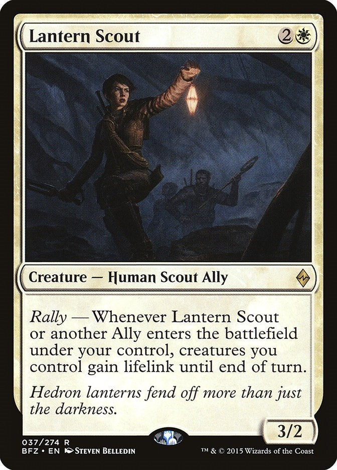 Image for Lantern Scout (37) (Battle for Zendikar) - Magic: The Gathering