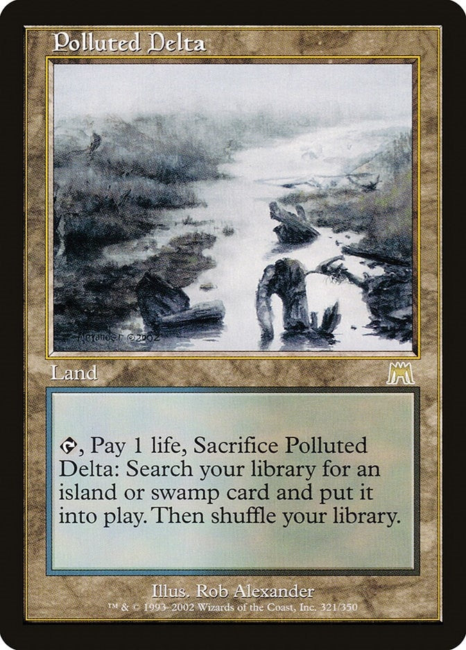 Image for Polluted Delta (321) (Onslaught) (ONS) - Magic: The Gathering