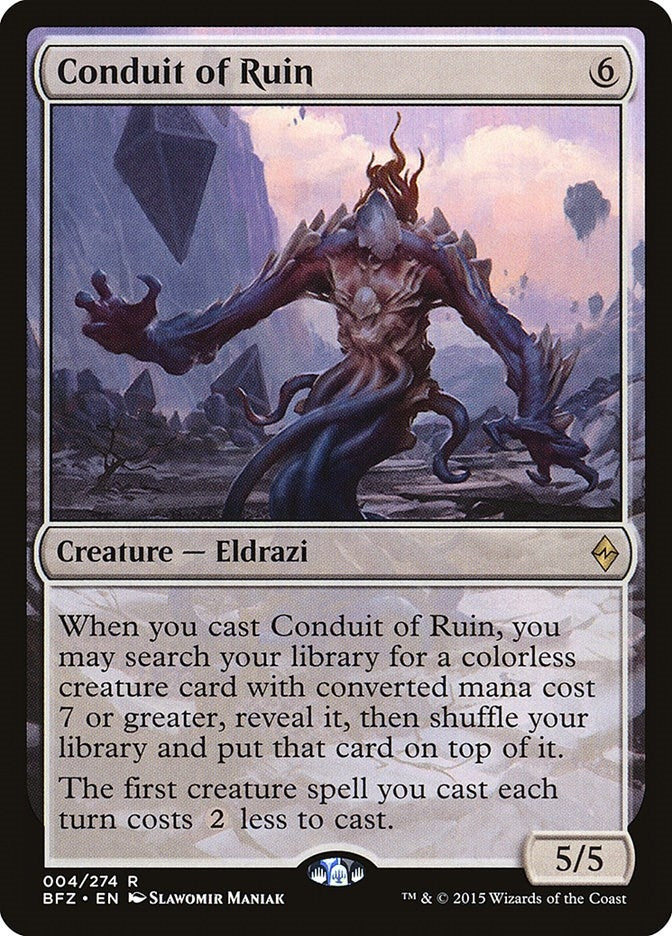 Image for Conduit of Ruin (4) (Battle for Zendikar) - Magic: The Gathering