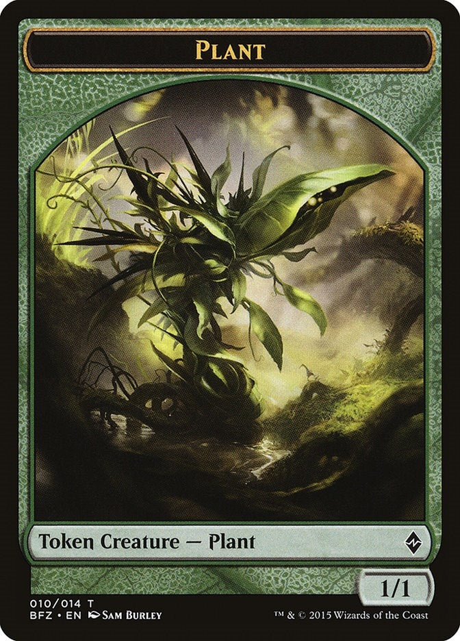 Image for Plant Token (10) (Battle for Zendikar) - Magic: The Gathering