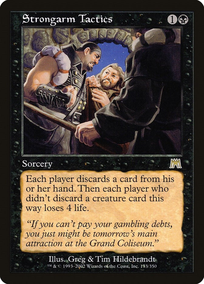 Image for Strongarm Tactics (173) (Onslaught) (ONS) - Magic: The Gathering