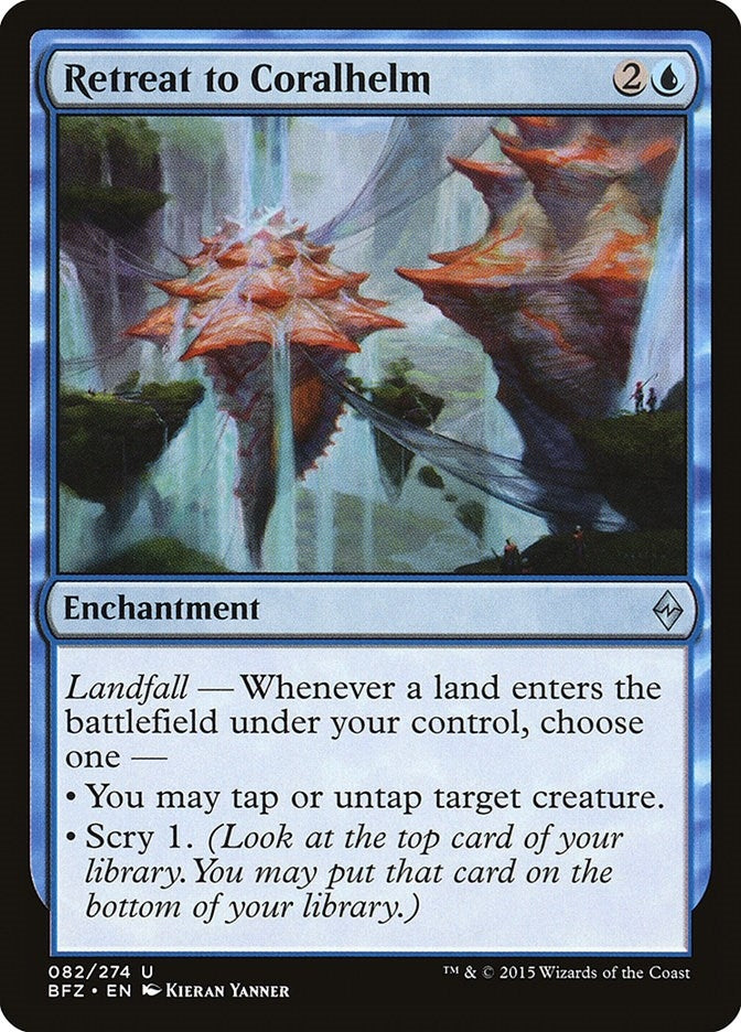 Image for Retreat to Coralhelm (82) (Battle for Zendikar) - Magic: The Gathering
