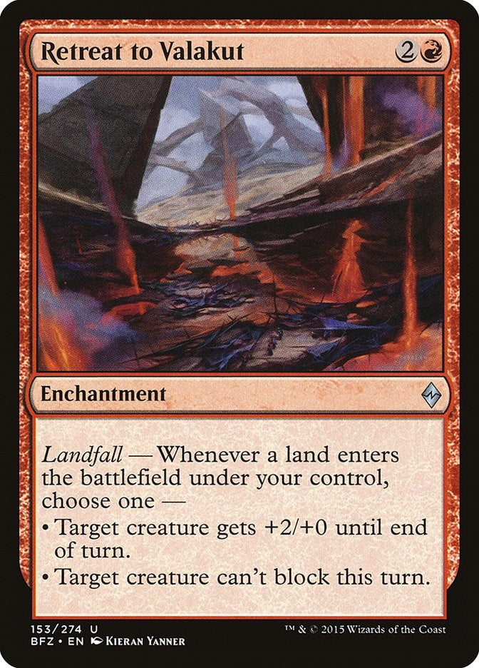 Image for Retreat to Valakut (153) (Battle for Zendikar) - Magic: The Gathering