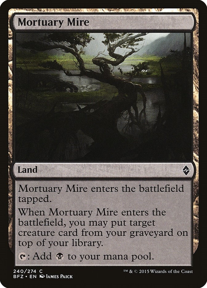 Image for Mortuary Mire (240) (Battle for Zendikar) - Magic: The Gathering