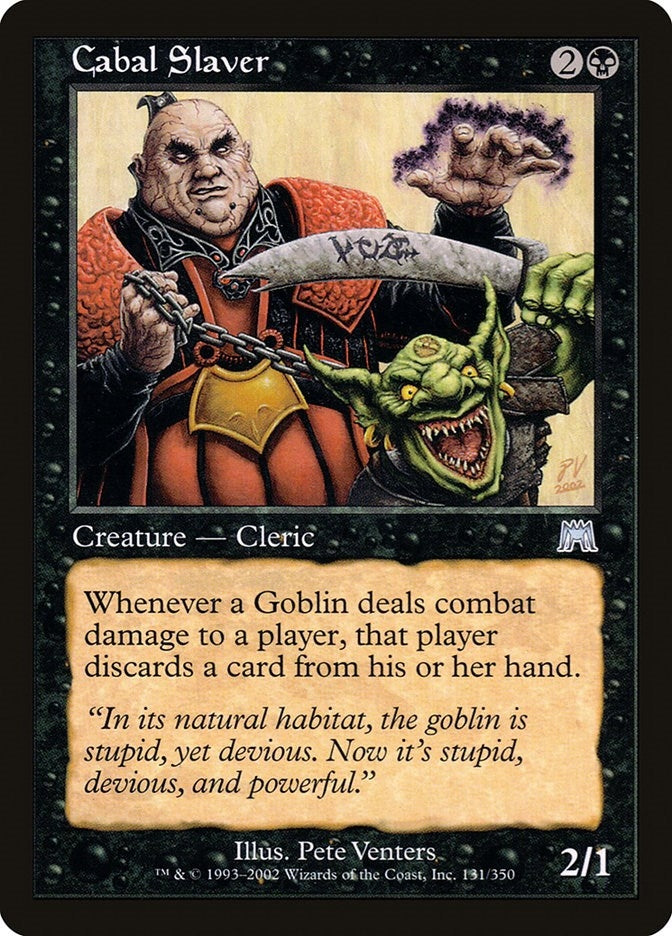 Image for Cabal Slaver (131) (Onslaught) (ONS) - Magic: The Gathering