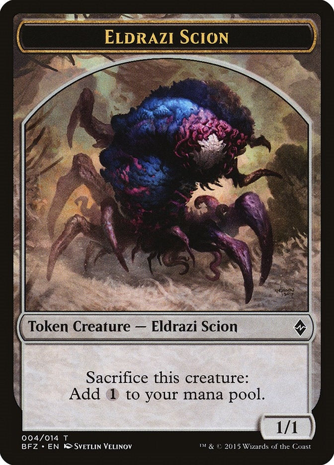 Image for Eldrazi Scion Token (004) (4) (Battle for Zendikar) - Magic: The Gathering