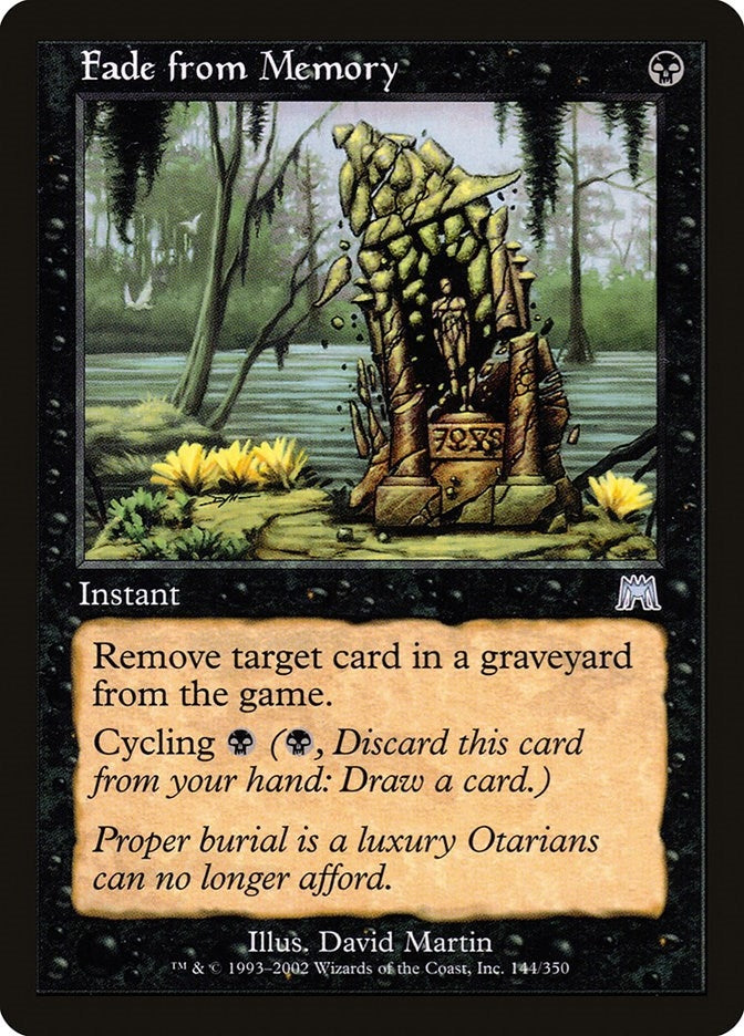 Image for Fade from Memory (144) (Onslaught) (ONS) - Magic: The Gathering