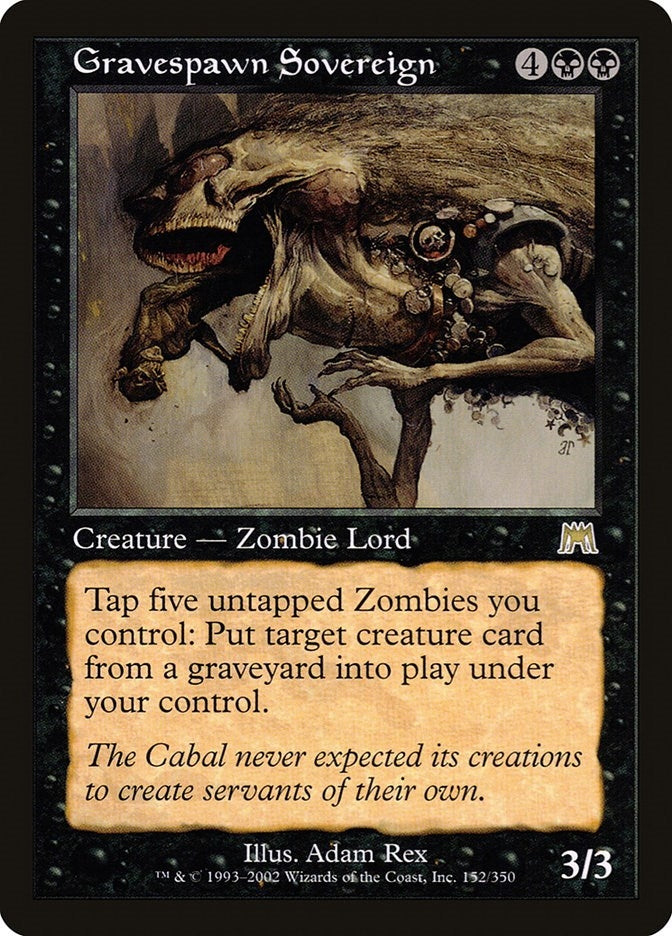 Image for Gravespawn Sovereign (152) (Onslaught) (ONS) - Magic: The Gathering