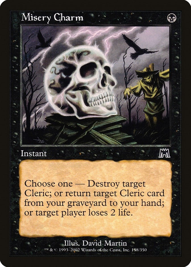Image for Misery Charm (158) (Onslaught) (ONS) - Magic: The Gathering