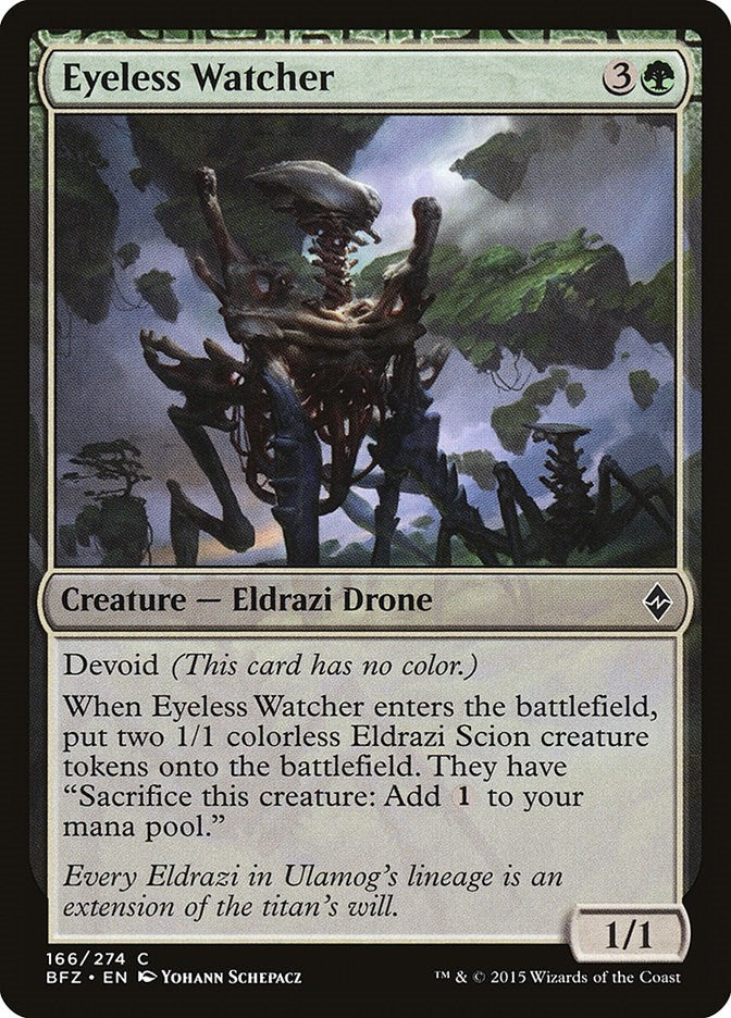 Image for Eyeless Watcher (166) (Battle for Zendikar) - Magic: The Gathering