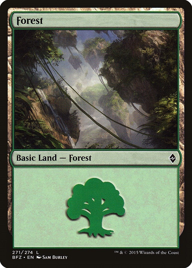 Image for Forest (271) (271) (Battle for Zendikar) - Magic: The Gathering