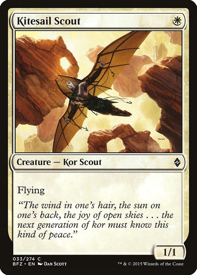 Image for Kitesail Scout (33) (Battle for Zendikar) - Magic: The Gathering
