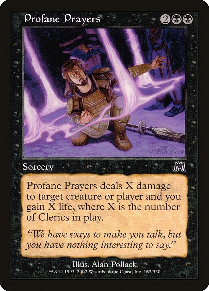 Image for Profane Prayers (162) (Onslaught) (ONS) - Magic: The Gathering