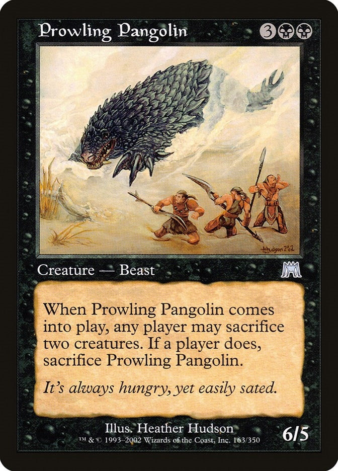 Image for Prowling Pangolin (163) (Onslaught) (ONS) - Magic: The Gathering