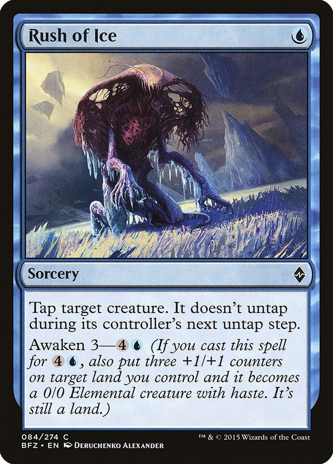 Image for Rush of Ice (84) (Battle for Zendikar) - Magic: The Gathering