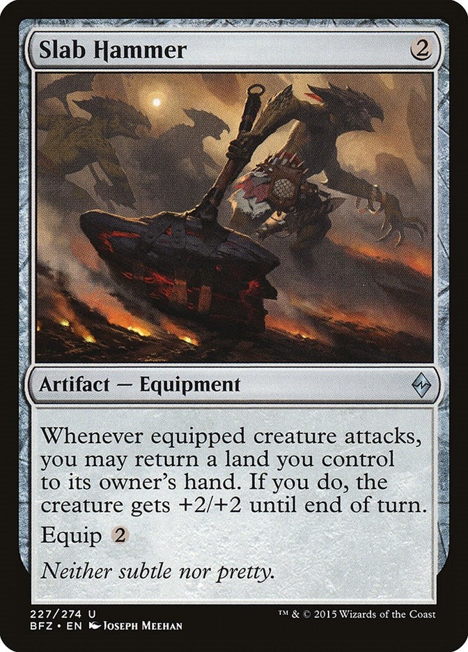 Image for Slab Hammer (227) (Battle for Zendikar) - Magic: The Gathering