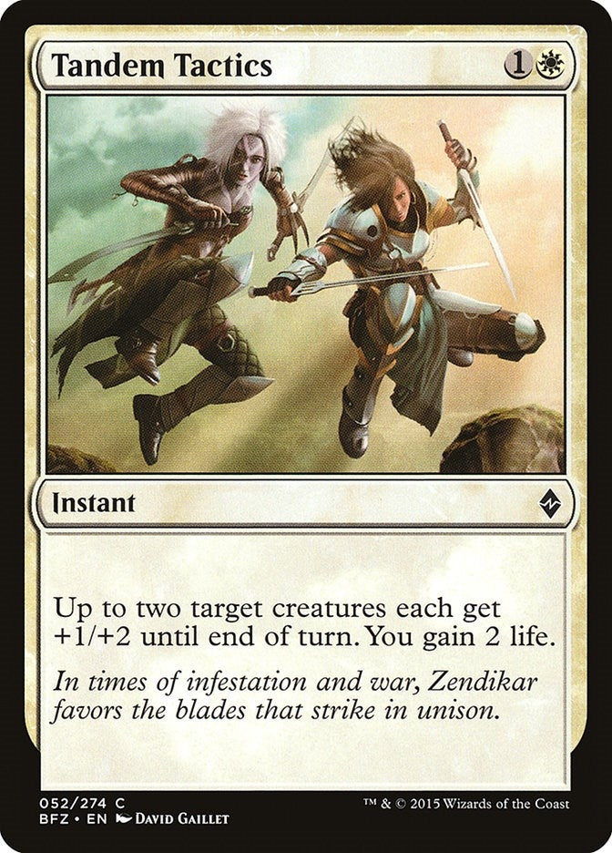 Image for Tandem Tactics (52) (Battle for Zendikar) - Magic: The Gathering