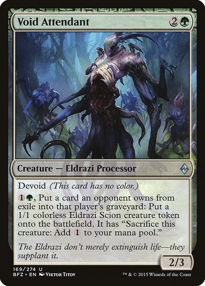 Image for Void Attendant (169) (Battle for Zendikar) - Magic: The Gathering