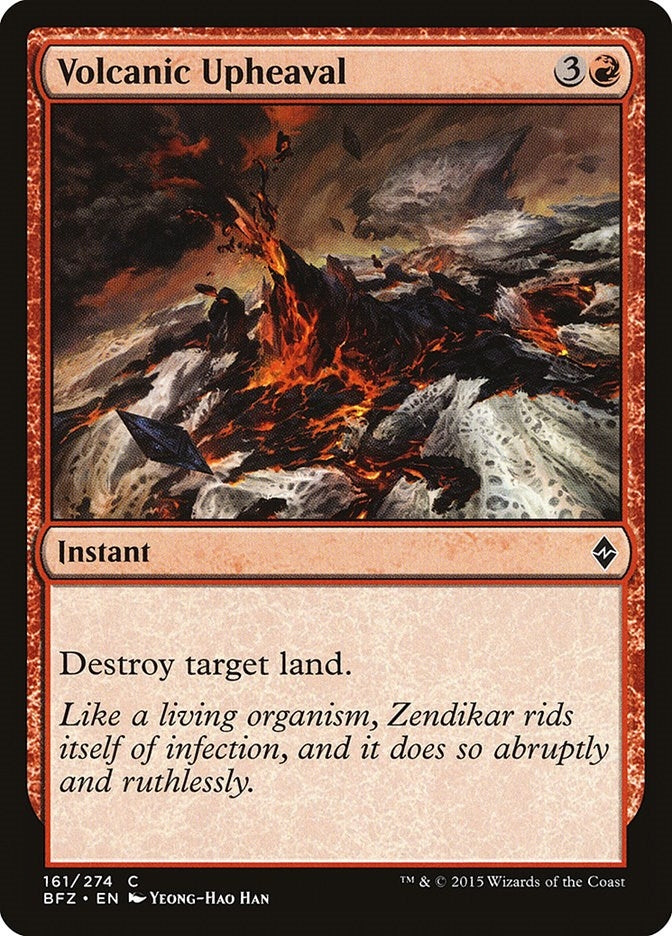 Image for Volcanic Upheaval (161) (Battle for Zendikar) - Magic: The Gathering