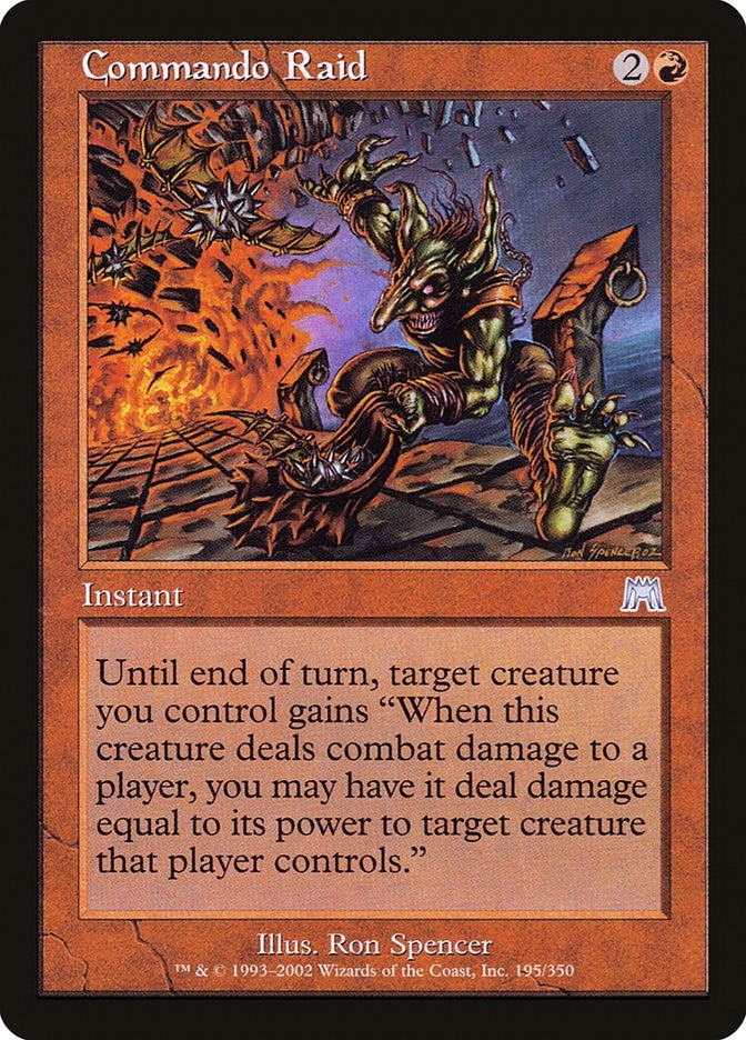 Image for Commando Raid (195) (Onslaught) (ONS) - Magic: The Gathering