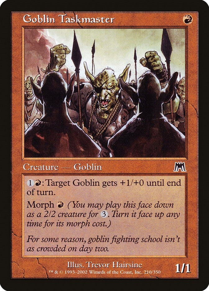 Image for Goblin Taskmaster (210) (Onslaught) (ONS) - Magic: The Gathering
