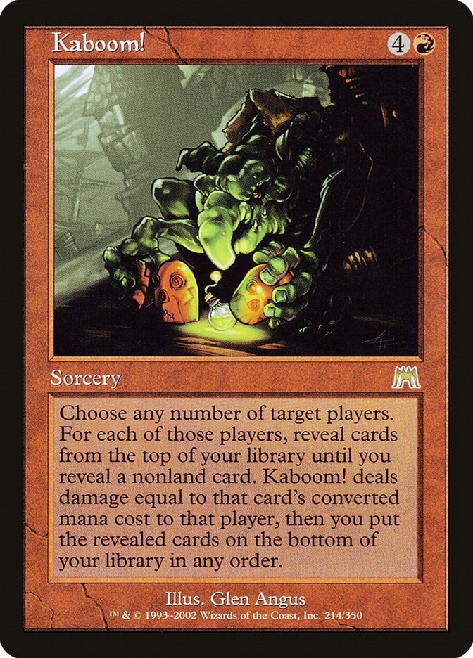 Image for Kaboom! (214) (Onslaught) (ONS) - Magic: The Gathering