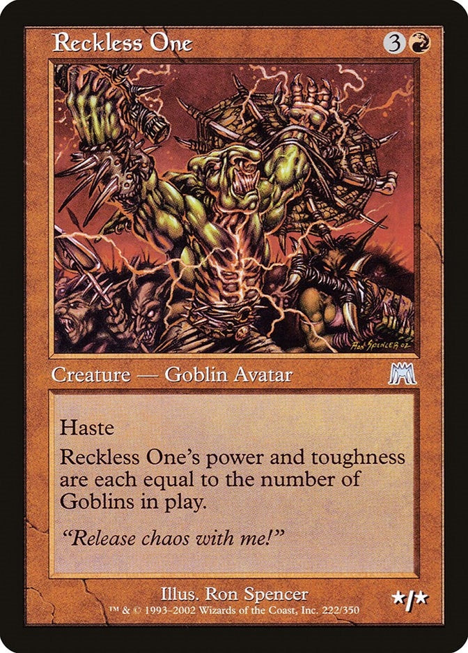 Image for Reckless One (222) (Onslaught) (ONS) - Magic: The Gathering