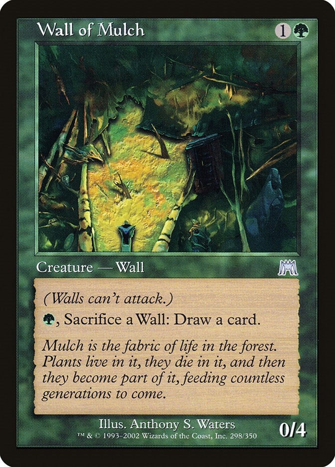 Image for Wall of Mulch (298) (Onslaught) (ONS) - Magic: The Gathering