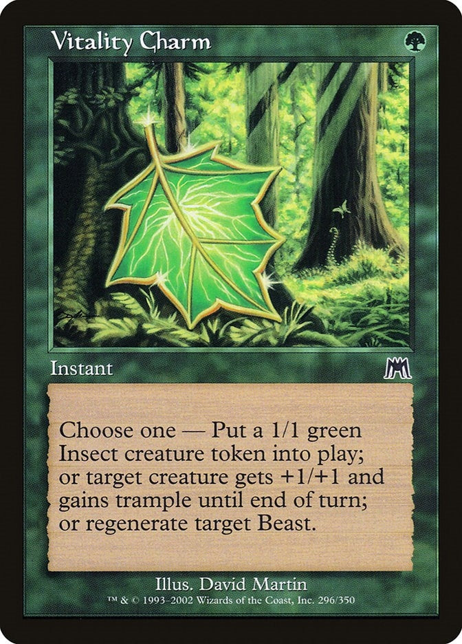 Image for Vitality Charm (296) (Onslaught) (ONS) - Magic: The Gathering