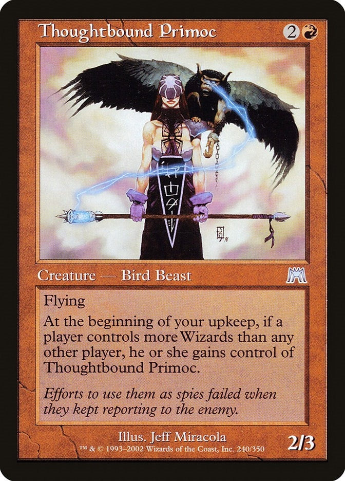 Image for Thoughtbound Primoc (240) (Onslaught) (ONS) - Magic: The Gathering