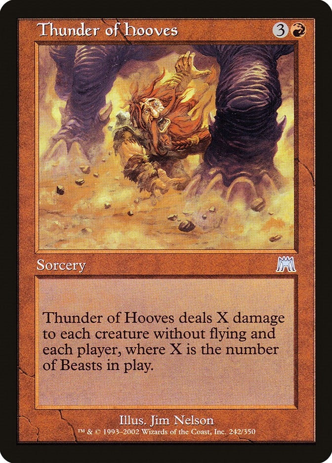 Image for Thunder of Hooves (242) (Onslaught) (ONS) - Magic: The Gathering