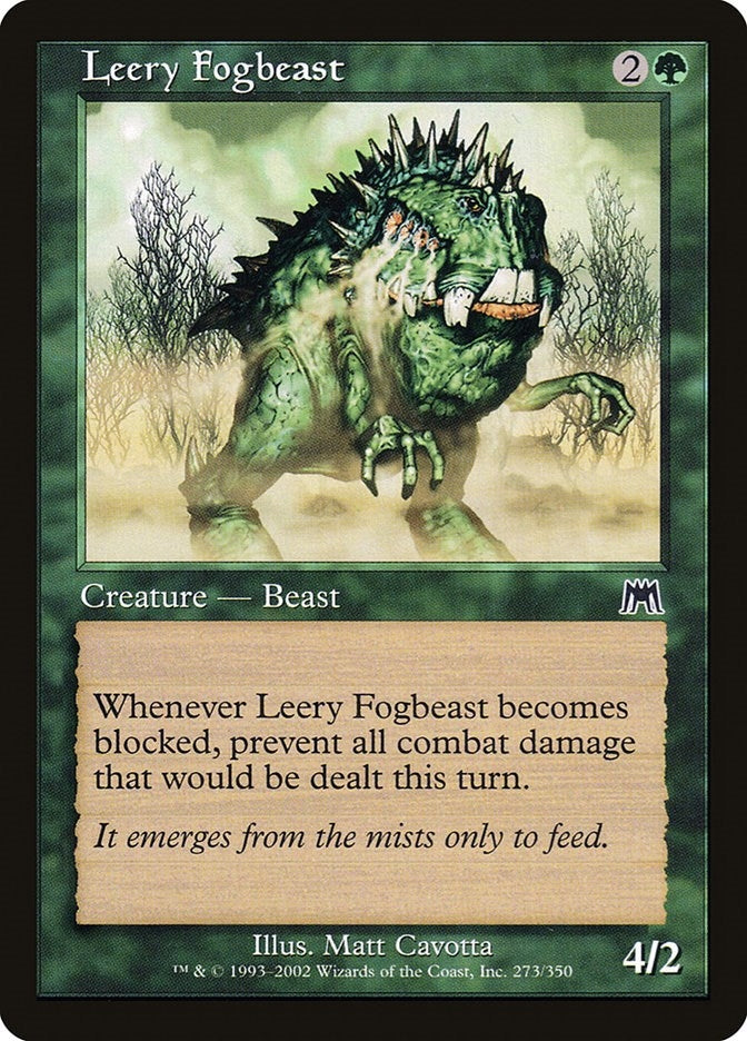 Image for Leery Fogbeast (273) (Onslaught) (ONS) - Magic: The Gathering