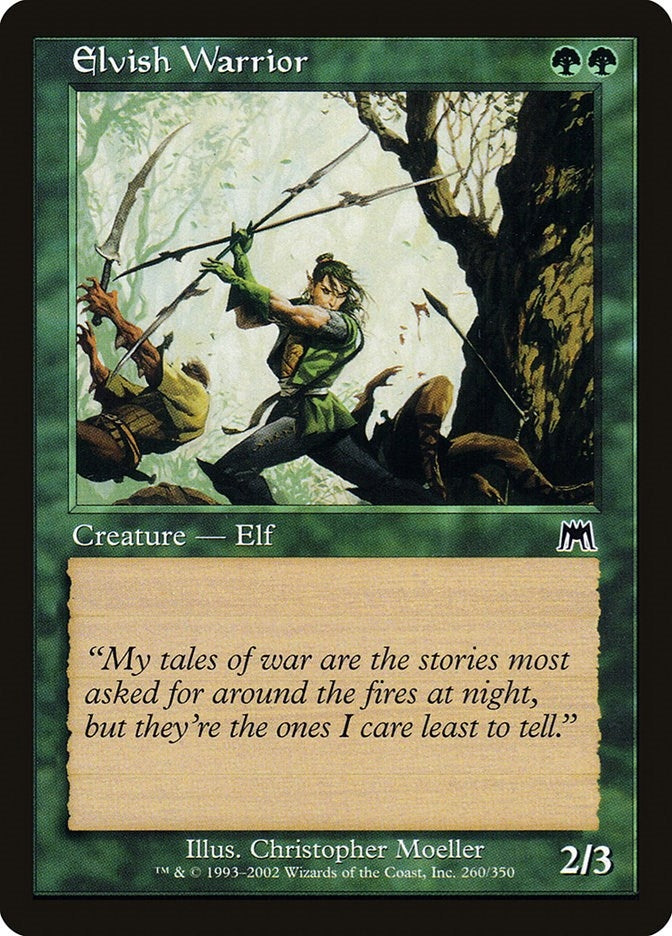 Image for Elvish Warrior (260) (Onslaught) (ONS) - Magic: The Gathering