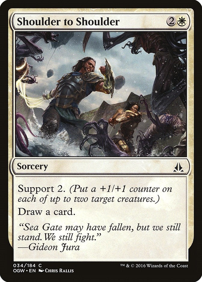 Image for Shoulder to Shoulder (34) (Oath of the Gatewatch) - Magic: The Gathering